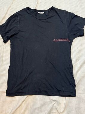 J. Lindeberg Black Logo Pocket T-Shirt xl